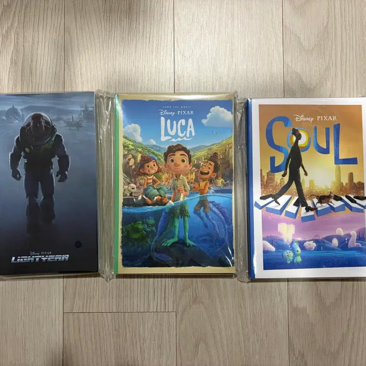 [BUNJANG] Pixar Happy Kuji Series I Postcard Book Set / 미개봉) 픽사 해피쿠지 I상 포스트카드북 3종세트