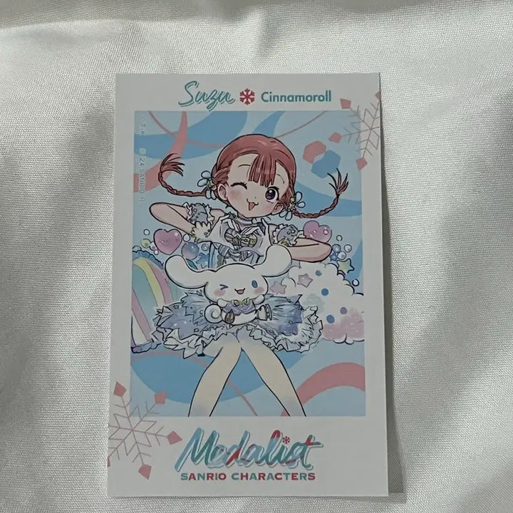 [BUNJANG] Medalist Kamoto Suzu Sanrio Photocard / 메달리스트 카모토 스즈 산리오 포카