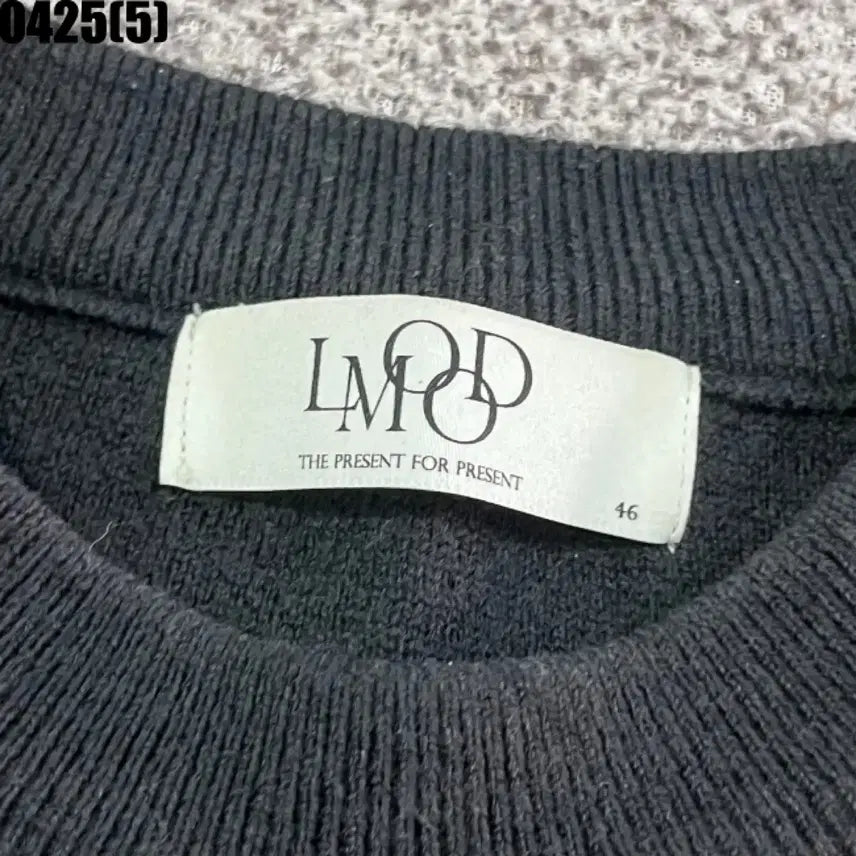 [BUNJANG] Elmood Black Round Neck Knit 46 / 엘무드 블랙 라운드넥 니트46 0425