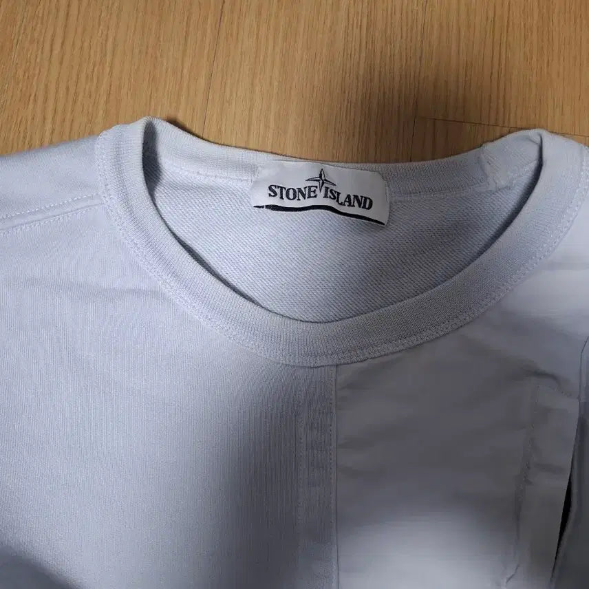 [BUNJANG] Stone Island Light Blue Sweatshirt / 스톤아일랜드 라이트블루 맨투맨