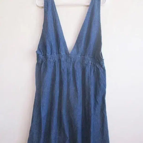 [BUNJANG] Denim Layered Dress (100% Cotton) / 데님 레이어드 원피스 (면100)