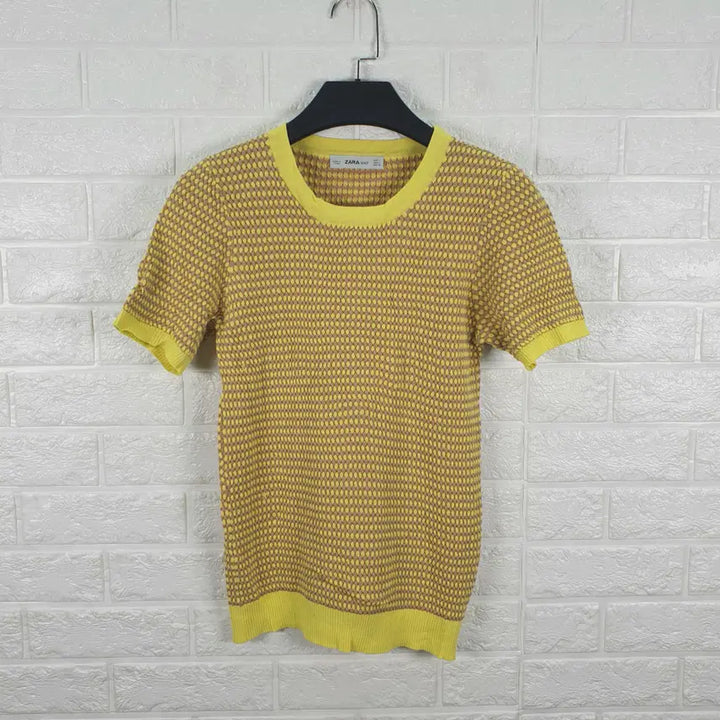 [BUNJANG] Zara Short Sleeve Knit T-Shirt / [55]자라 반팔 니트