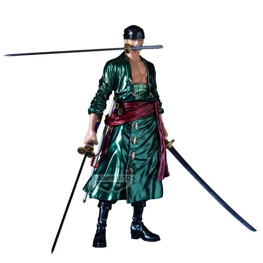 [BUNJANG] Bandai Roronoa Zoro C-Type Metallic Figure / 원피스 반다이 프리미엄 롤로노아 조로 C타입 메탈릭버전(미개봉)