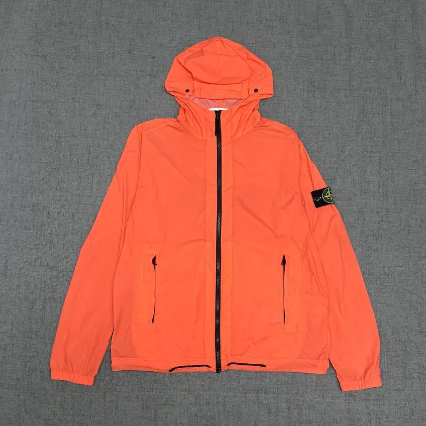 [BUNJANG] Stone Island Skin Touch Nylon TC Jacket Orange M / 스톤아일랜드 스킨터치 나일론 TC 바람막이 자켓 오렌지