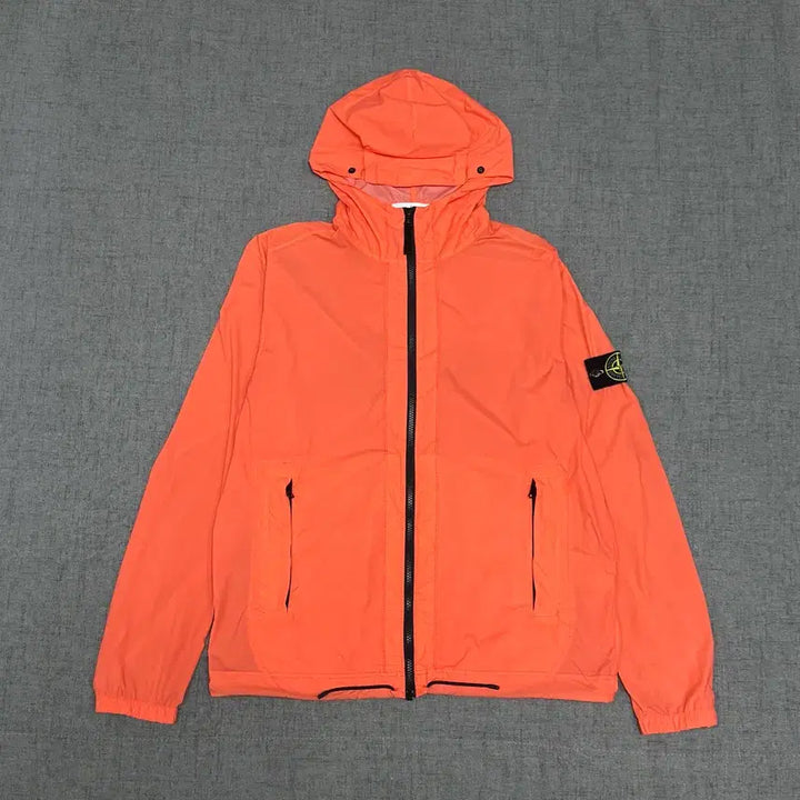 [BUNJANG] Stone Island Skin Touch Nylon TC Jacket Orange M / 스톤아일랜드 스킨터치 나일론 TC 바람막이 자켓 오렌지