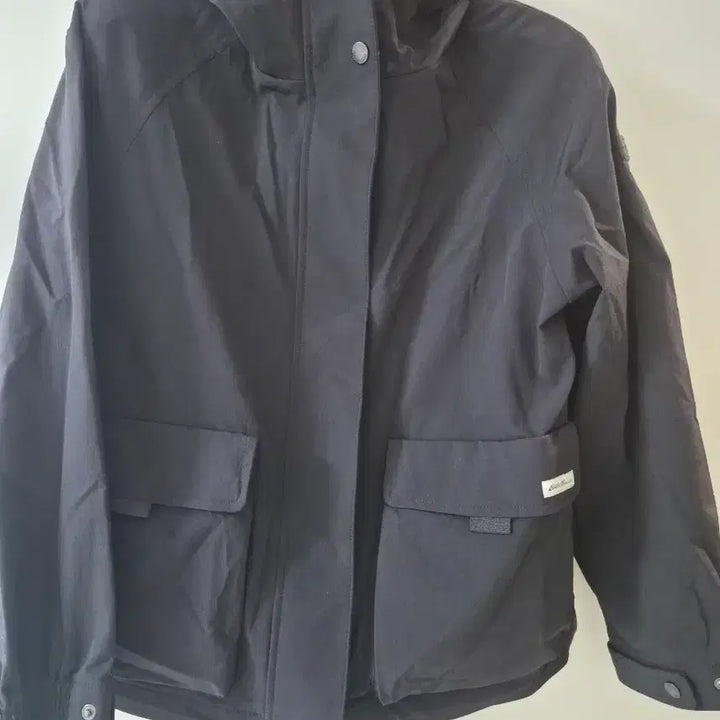 [BUNJANG] Eddie Bauer Black Hooded Jacket / 에디바우어 블랙 후드 자켓