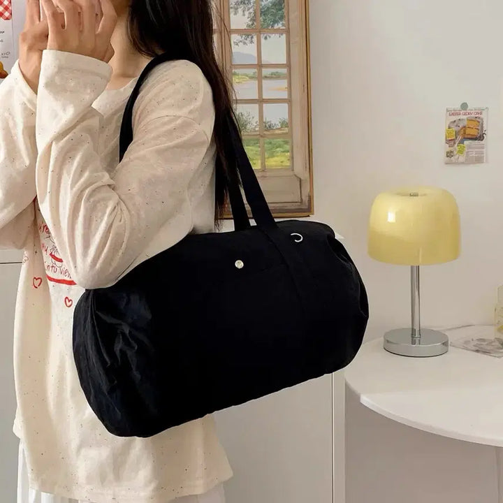 [BUNJANG] Ablie Nylon Casual Sports Shoulder Bag - Black / 새상품) 에이블리 나일론 캐주얼 스포츠 가방 숄더백 블랙