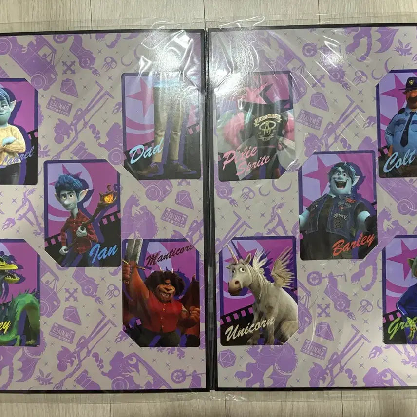 [BUNJANG] Pixar Happy Kuji L Card Collection Set / 미개봉) 픽사 해피쿠지 L상 카드 컬렉션 4종 세트