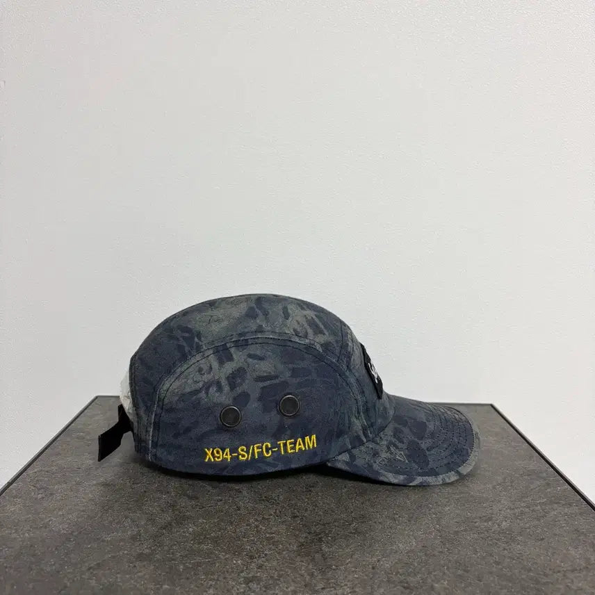 [BUNJANG] Supreme Box Logo Camp Cap 22SS Leopard Camo Navy / (OS) 슈프림 박스로고 캠프캡 모자 22SS 레오파드 카모 네이비