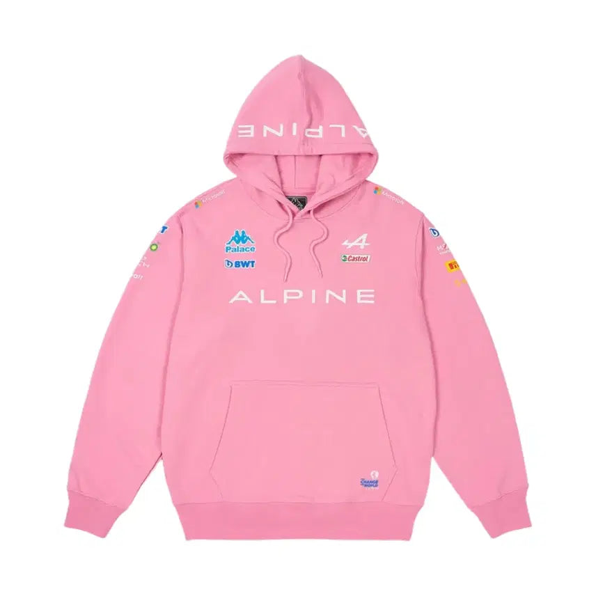 [BUNJANG] Palace Alpine Hoodie Pink XL / [새상품] [XL] 팔라스 알파인 후드티 핑크