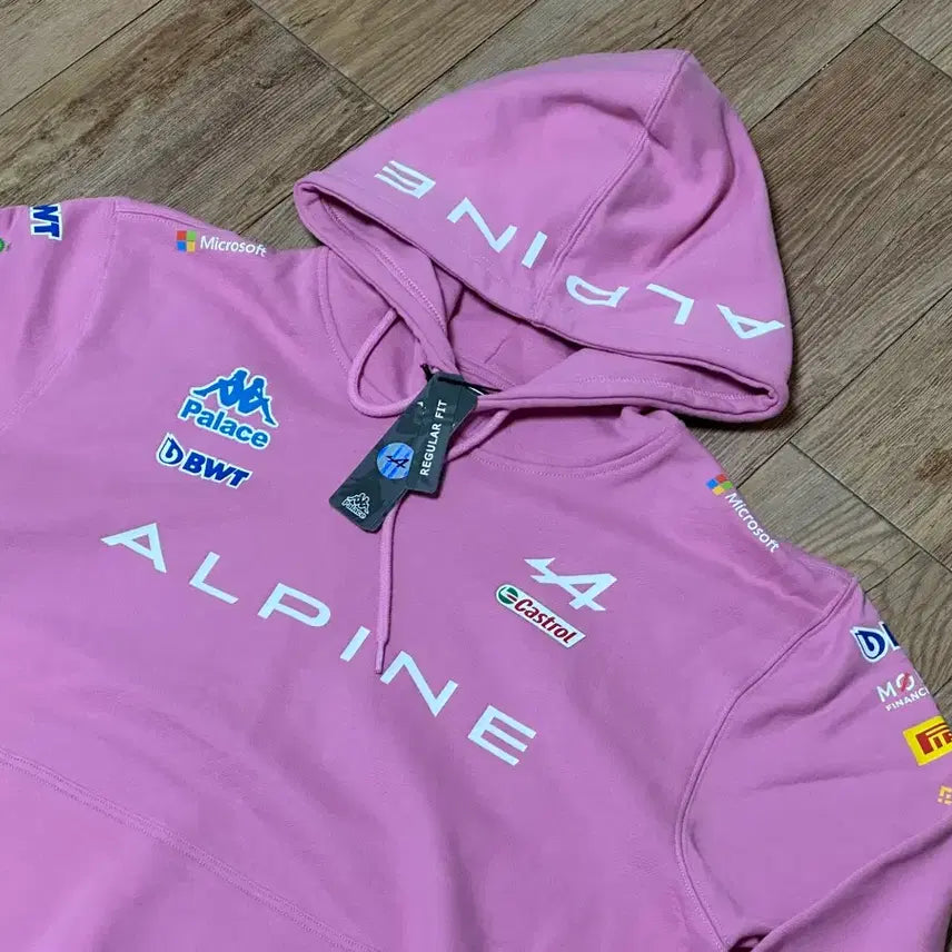 [BUNJANG] Palace Alpine Hoodie Pink XL / [새상품] [XL] 팔라스 알파인 후드티 핑크