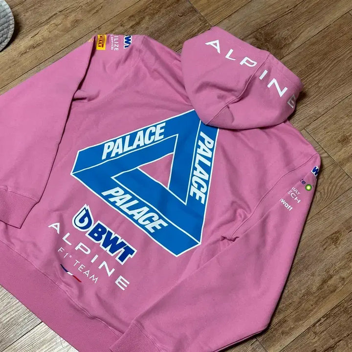 [BUNJANG] Palace Alpine Hoodie Pink XL / [새상품] [XL] 팔라스 알파인 후드티 핑크