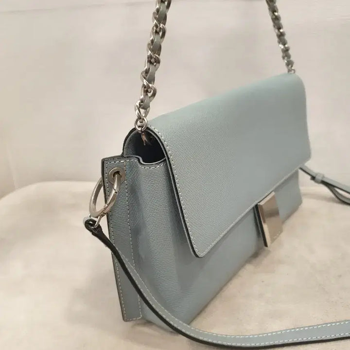 [BUNJANG] Couronne Mint Chain Shoulder Bag Crossbody Bag / 쿠론 민트색 체인 숄더백 크로스백 가방