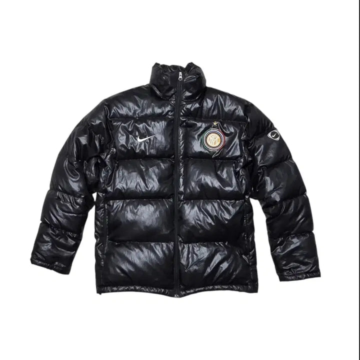 [BUNJANG] Nike Inter Milan Glossy Down Puffer Jacket L / Nike 나이키 인터밀란 덕 다운 유광 패딩