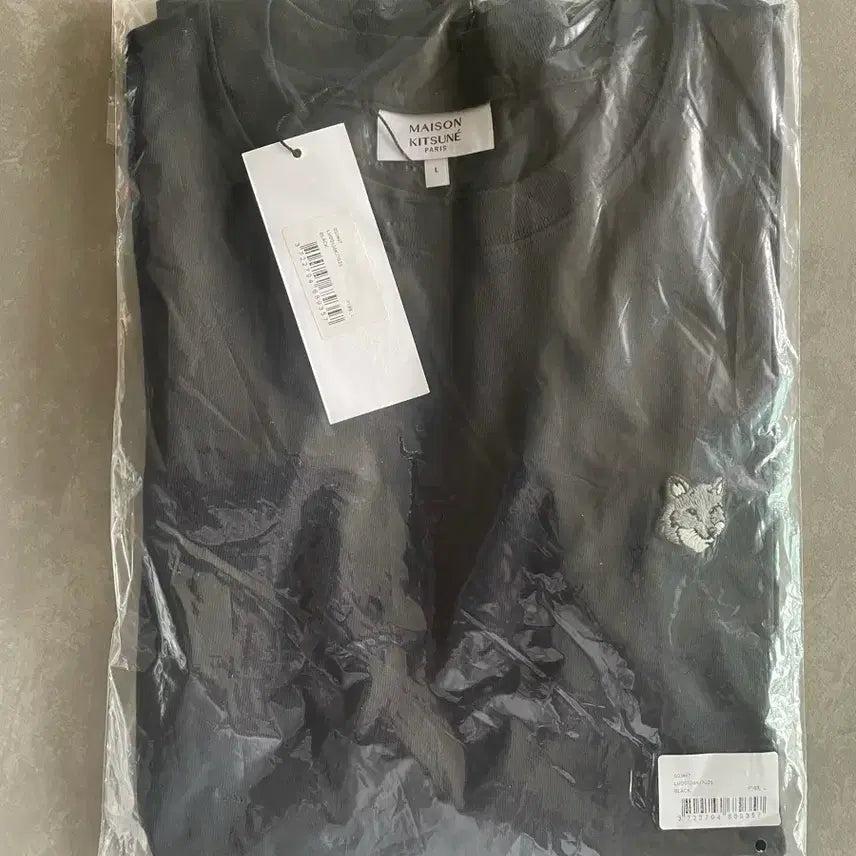 [BUNJANG] Maison Kitsuné Bold Fox Head Patch Comfort T-Shirt Black [L] / 메종 키츠네 볼드 폭스 헤드 패치 컴포트 티셔츠 블랙 [L]