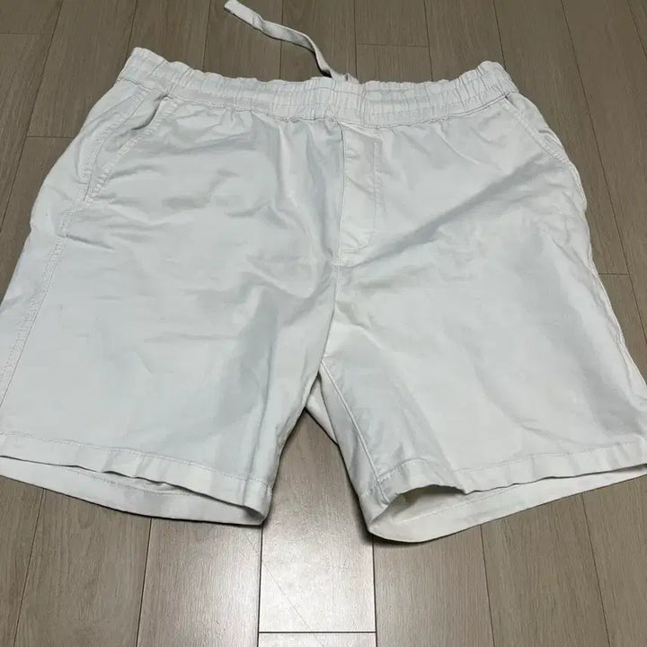 [BUNJANG] ZARA White Cotton Shorts XL (34) / ZARA 화이트 면 반바지 XL(34)