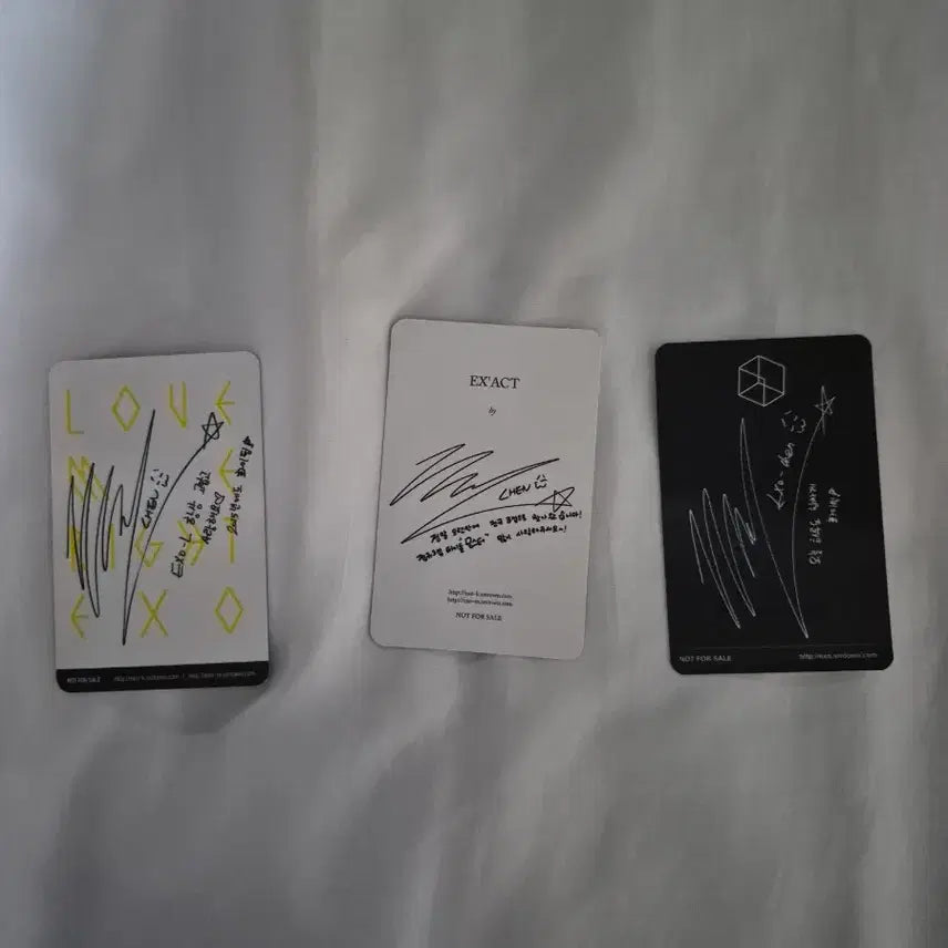 [BUNJANG] EXO Chen Photocard Set / EXO 첸 포토카드 3장 세트