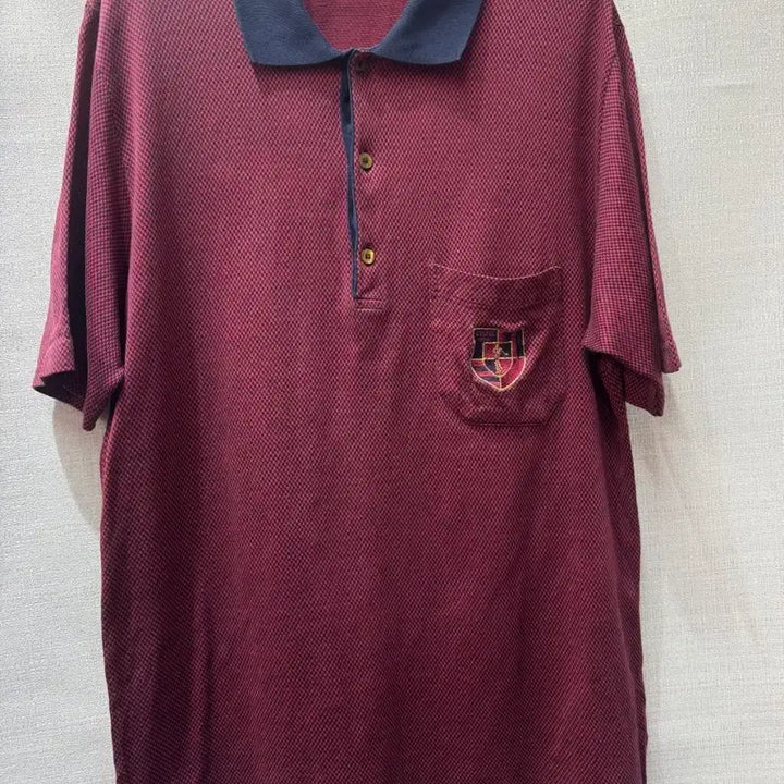 [BUNJANG] Celine Vintage Cotton Polo T-Shirt / 올드 셀린느 코튼 피케이 반팔티 (95~100)