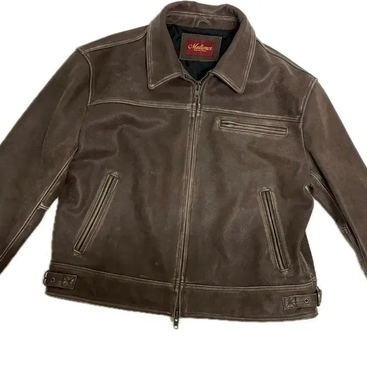 [BUNJANG] Mutimer brown leather jacket large / Mutimer brown leather jacket large