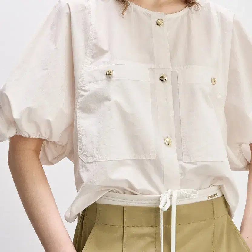 [BUNJANG] System Blouse / 시스템 블라우스