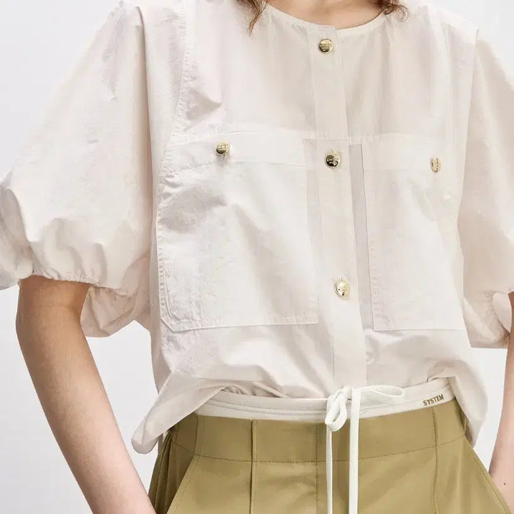 [BUNJANG] System Blouse / 시스템 블라우스