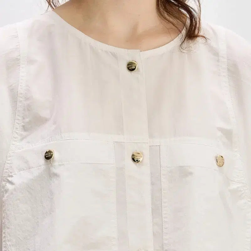 [BUNJANG] System Blouse / 시스템 블라우스