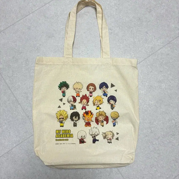 [SOLD OUT] 나히아 히로아카 애니메이트 콜라보카페 에코백 미도리야 바쿠고 토도로키