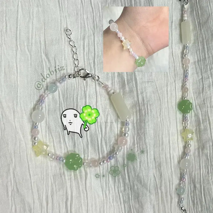[BUNJANG] Handmade Beaded Bracelet B15 / [비즈팔찌] B15