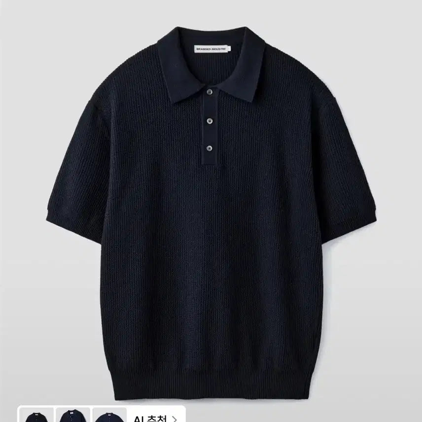 [BUNJANG] Branded Hard Twist Holiday Polo Knit / 브랜디드 하드 트위스트 홀리데이 폴로 니트