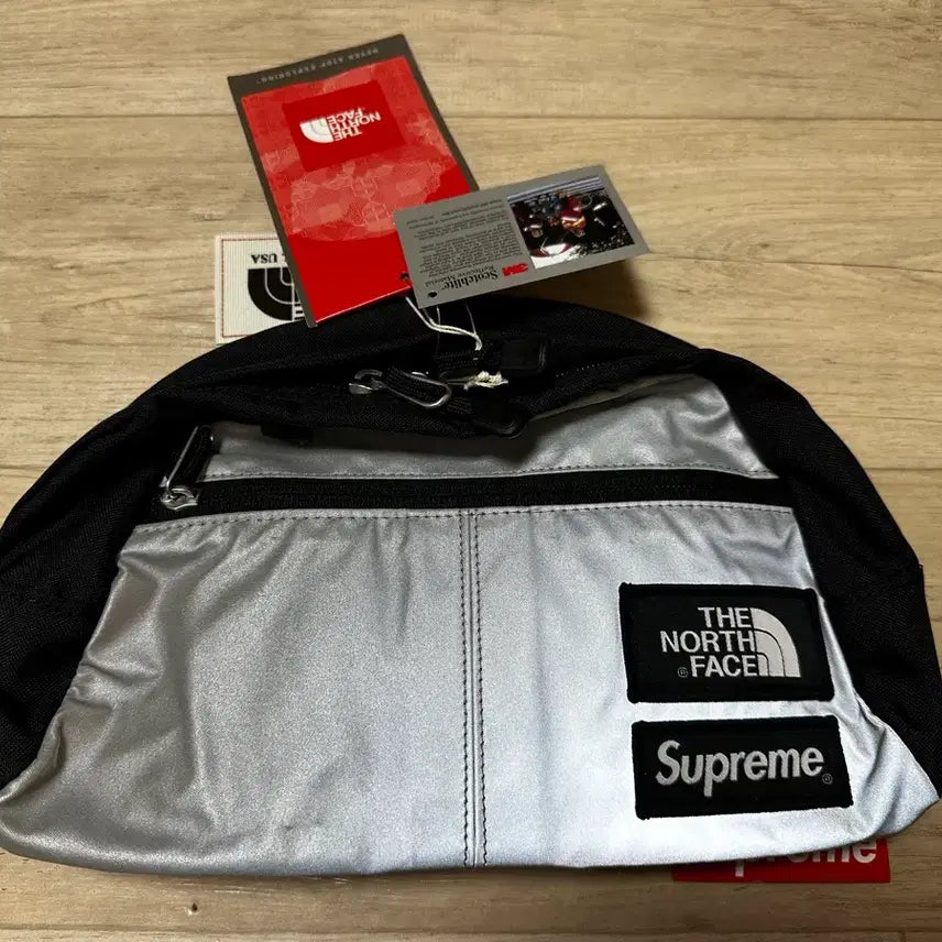 [BUNJANG] Supreme 3M Reflective Waist Bag (Black) / 슈프림 3M 리플렉티브 웨이스트 백 (블랙)