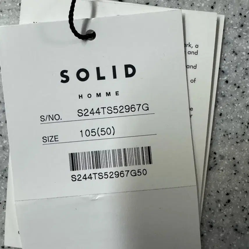 [BUNJANG] Solid Homme Butterfly T-shirt Charcoal Gray / [50] 솔리드옴므 24SS 나비티셔츠 차콜그레이