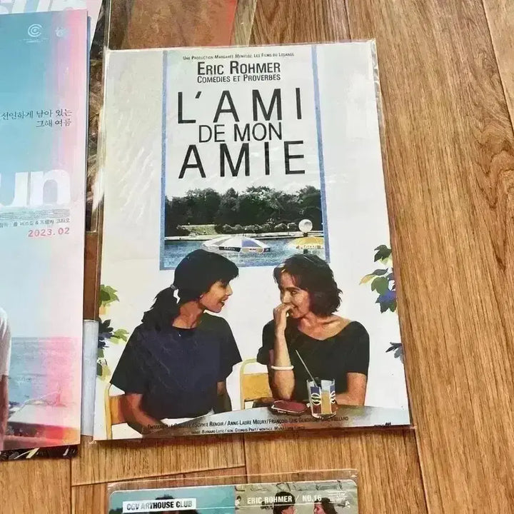 [BUNJANG] Éric Rohmer Film Mini Poster Magnet Art Ticket Set / 에릭로메르 영화 미니포스터 마그넷오리지널티켓아트티켓 녹색광선해변의폴린굿즈