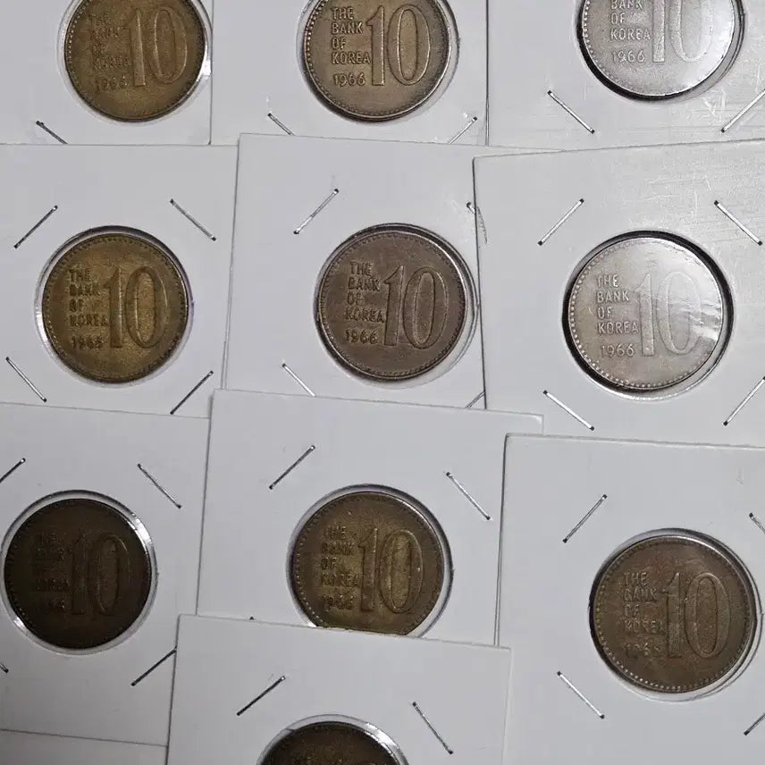 [BUNJANG] 1966 10 Won Coin (10 pcs) / 1966년10주10개
