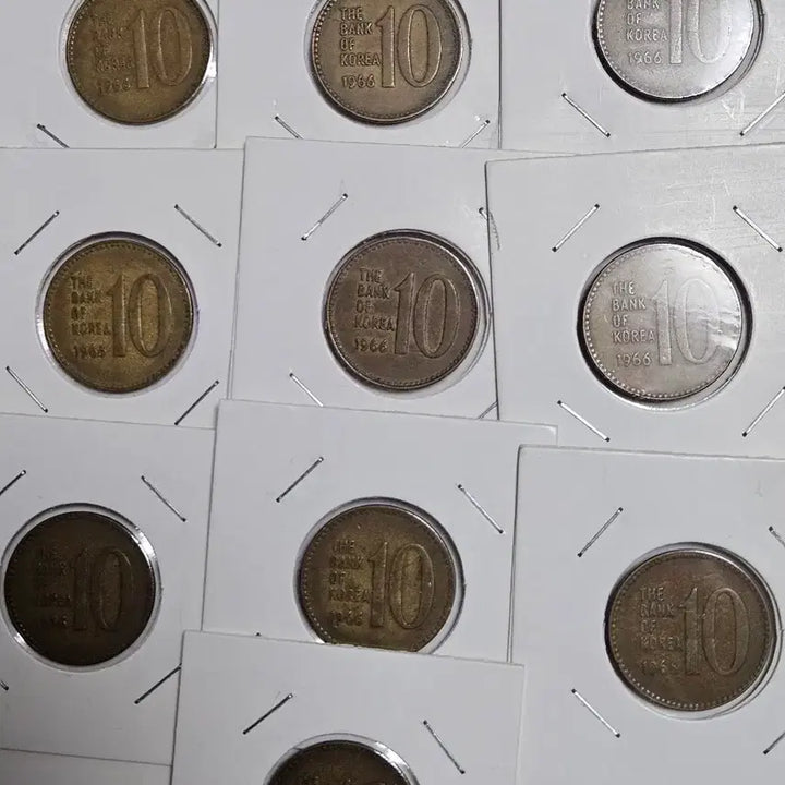 [BUNJANG] 1966 10 Won Coin (10 pcs) / 1966년10주10개