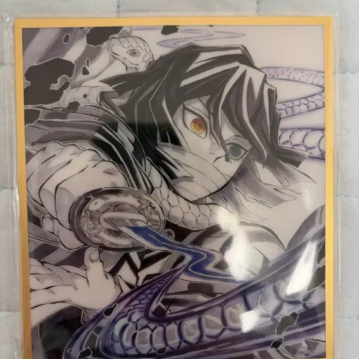 [BUNJANG] Demon Slayer Obanai Iguro Acrylic Shikishi / 미개봉) 귀멸의 칼날 이구로 오바나이 웹쿠지 아크릴 색지