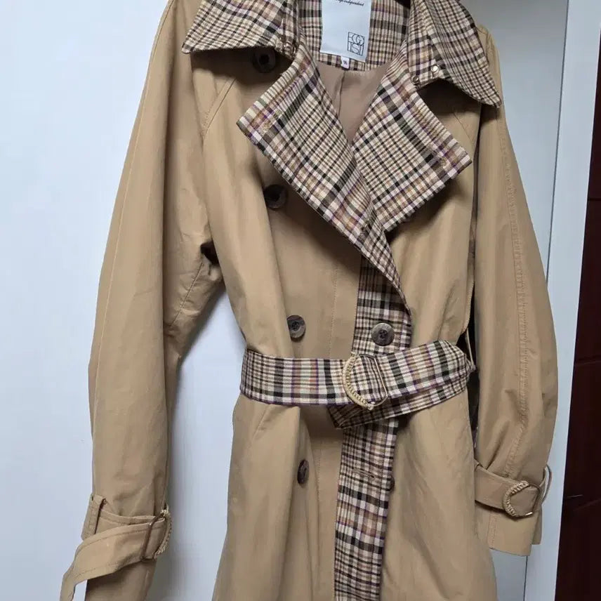 [BUNJANG] Egoist Trench Coat Beige Size 55 / 에고이스트 트렌치코트 55사이즈 새상품