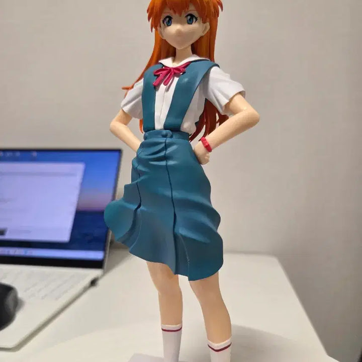 [BUNJANG] Evangelion Asuka Langley School Uniform Figure / 에반게리온 아스카 피규어(레어,노박스)