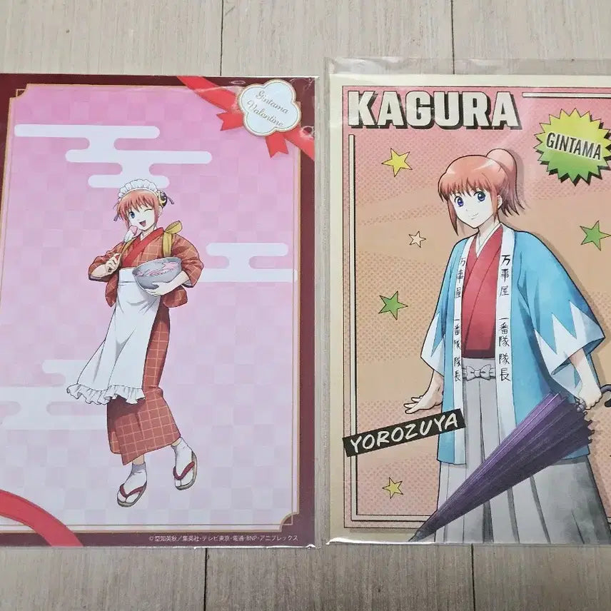 [BUNJANG] Gintama Kagura 6-Piece Bundle Set (Postcard, Aurora Photocard, Festival, Sanjyo) / 은혼. 카구라 6종 일괄. 엽서, 오로라 포카, 축제, 삼젯