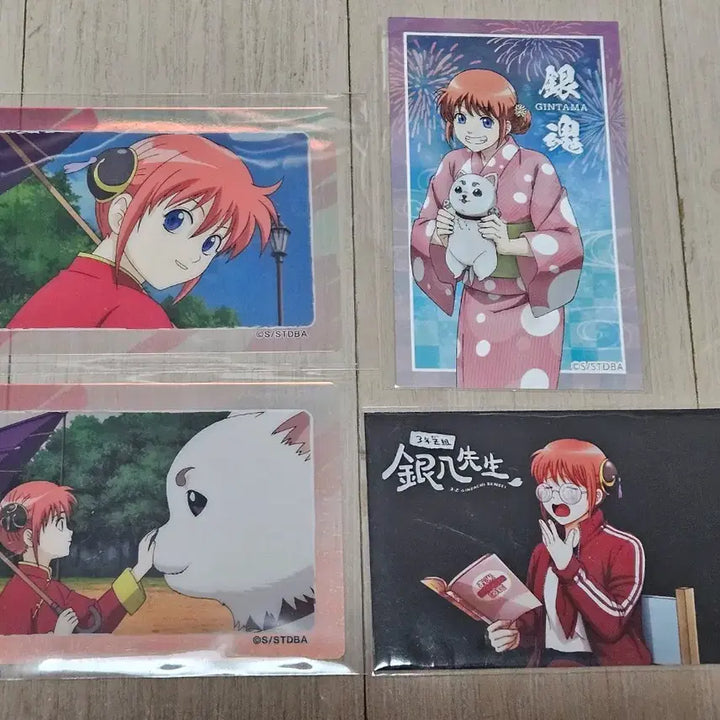 [BUNJANG] Gintama Kagura 6-Piece Bundle Set (Postcard, Aurora Photocard, Festival, Sanjyo) / 은혼. 카구라 6종 일괄. 엽서, 오로라 포카, 축제, 삼젯