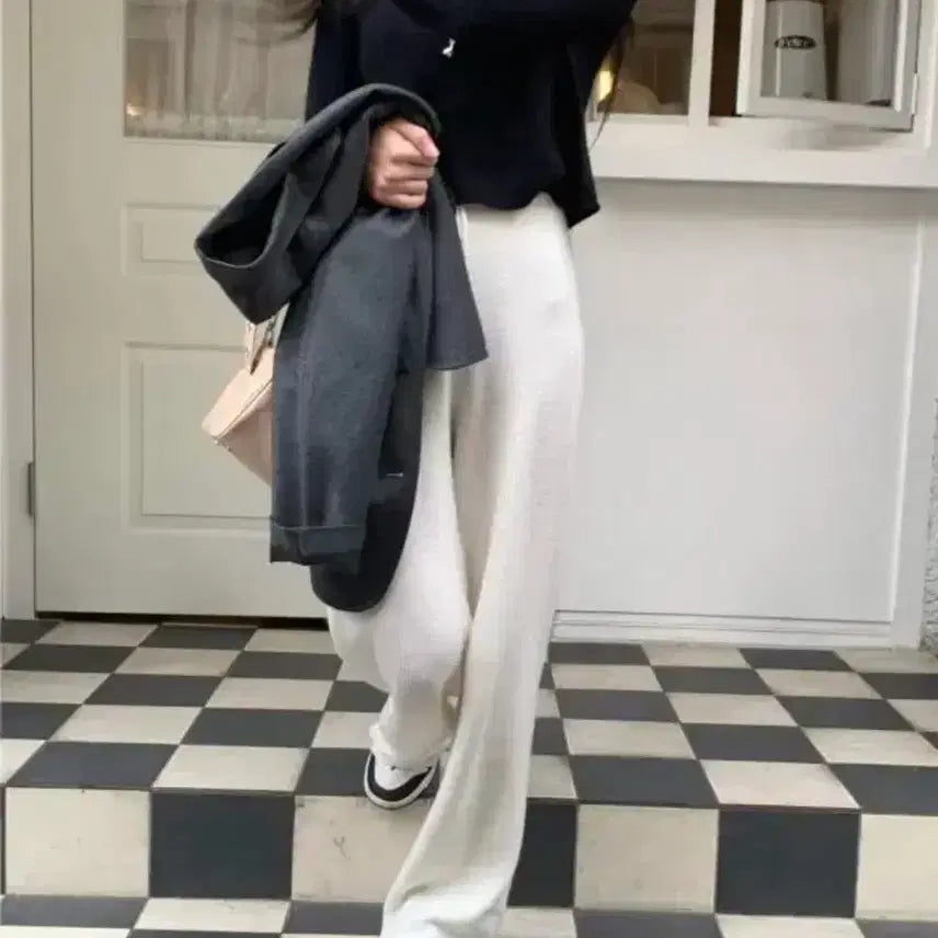 [BUNJANG] Lazy Society Flip Knit Pants / 레이지샵 플립 니트 팬츠