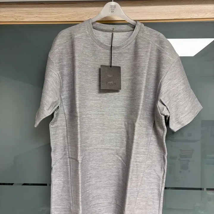 [SOLD OUT] TIME 타임옴므 그레이 반팔 티셔츠