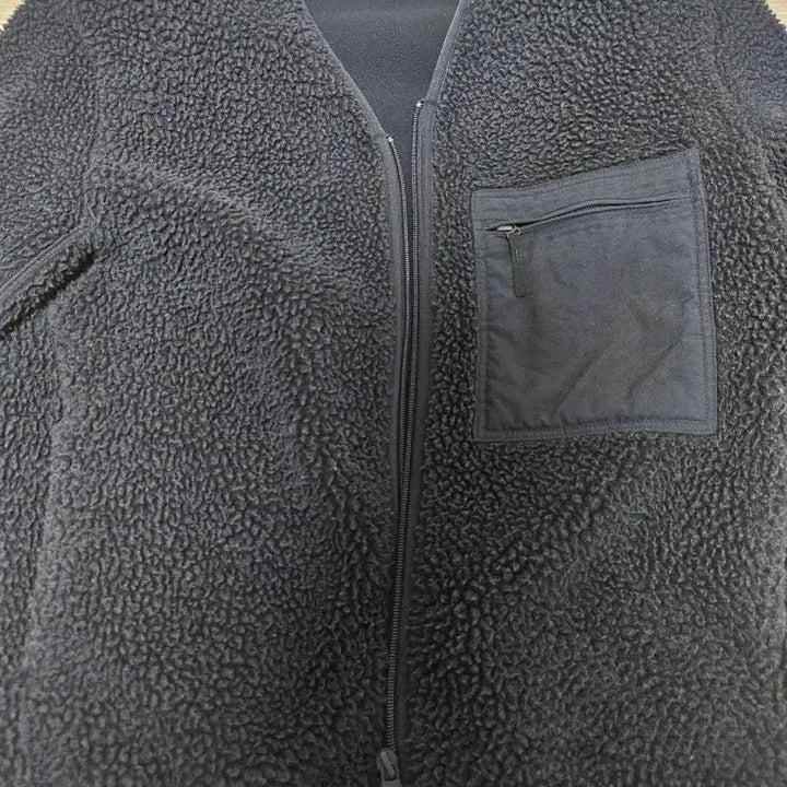 [BUNJANG] Uniqlo Fleece Cardigan (Black, L) / 유니클로 후리스 가디건 L사이즈 블랙