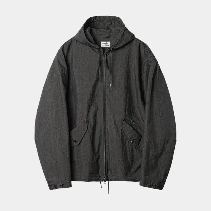 [BUNJANG] Roughside Hill Parka Charcoal Nylon Jacket 24SS / (3) 러프사이드 힐파카 차콜