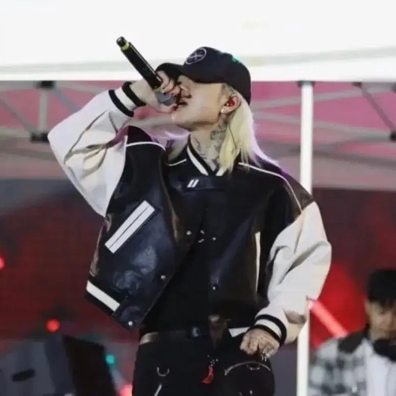 [BUNJANG] Umamiism Varsity Jacket / 우마미즘 바시티 자켓 (s) / 애쉬아일랜드, 토일 착용