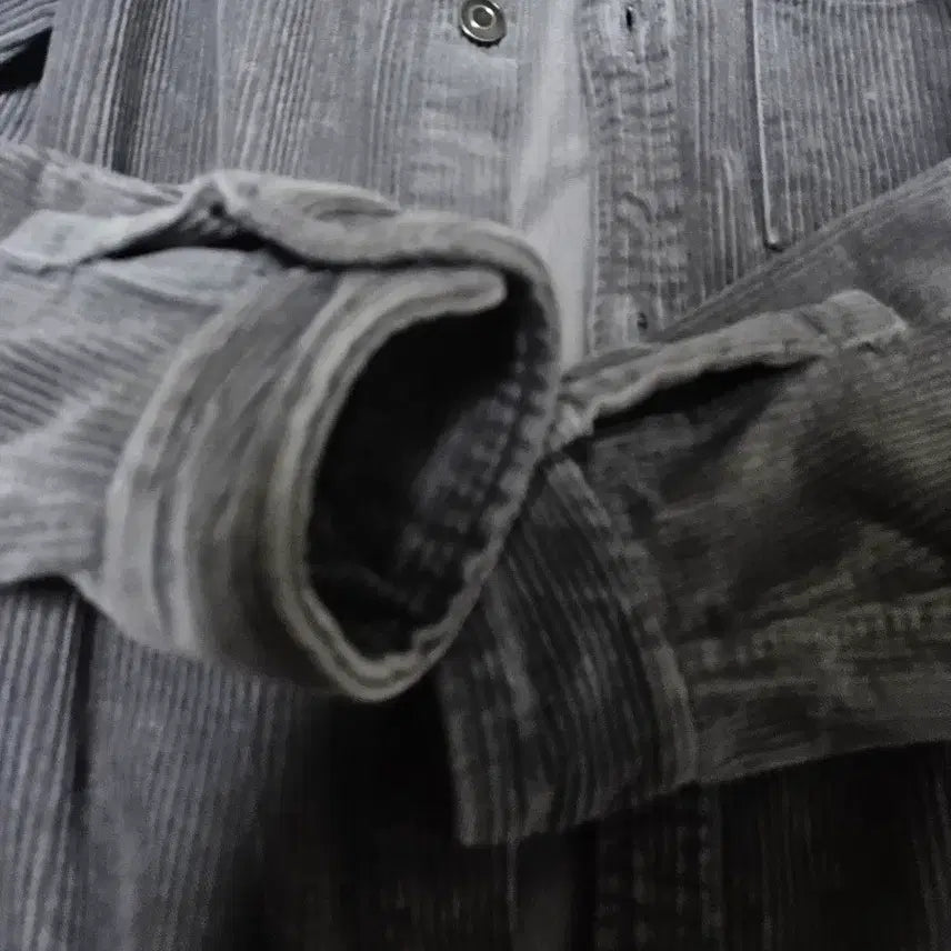 [BUNJANG] ZARA Corduroy Shirt Jacket (105) - Gray / 자라 골덴 셔츠 자켓 105사이즈 그레이