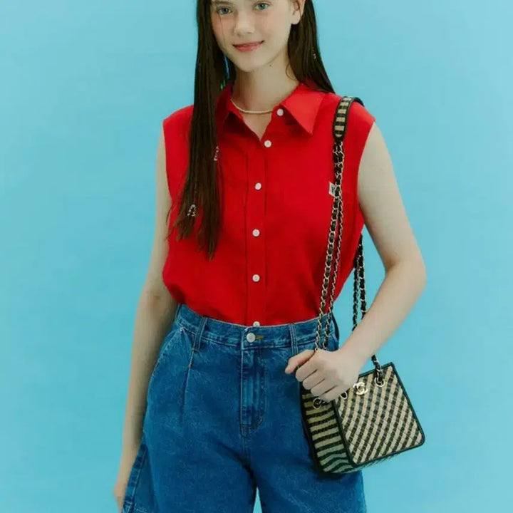 [BUNJANG] Your Name Here Denim Shorts Y22-11 Blue Jeans / 유어네임히얼 데님 숏 팬츠 Y22-11 청반바지