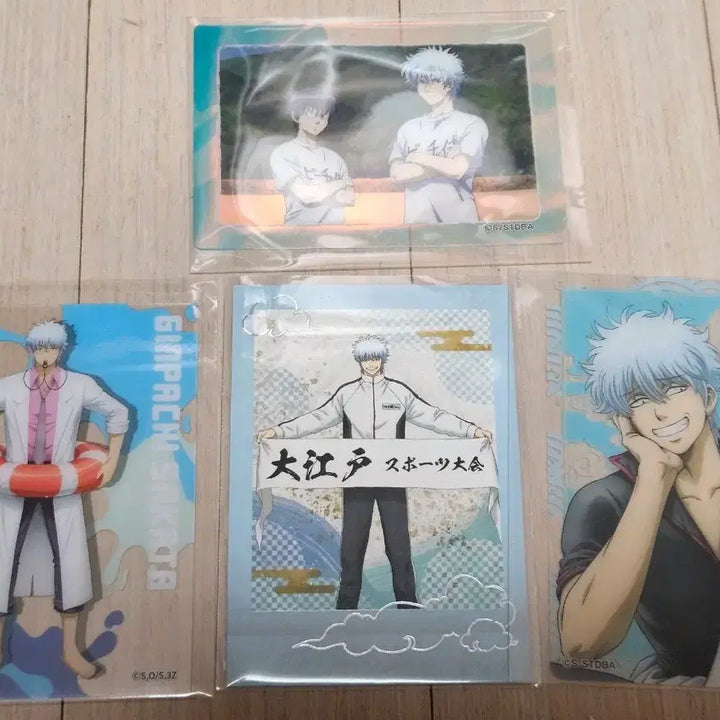[BUNJANG] Gintama Gintoki 4 Type Bundle Set - Aurora Photocard, Gintama Exhibition, Pashacolle, Sanzet / 은혼. 긴토키 4종 일괄. 오로라 포카, 은혼전, 파샤코레, 삼젯