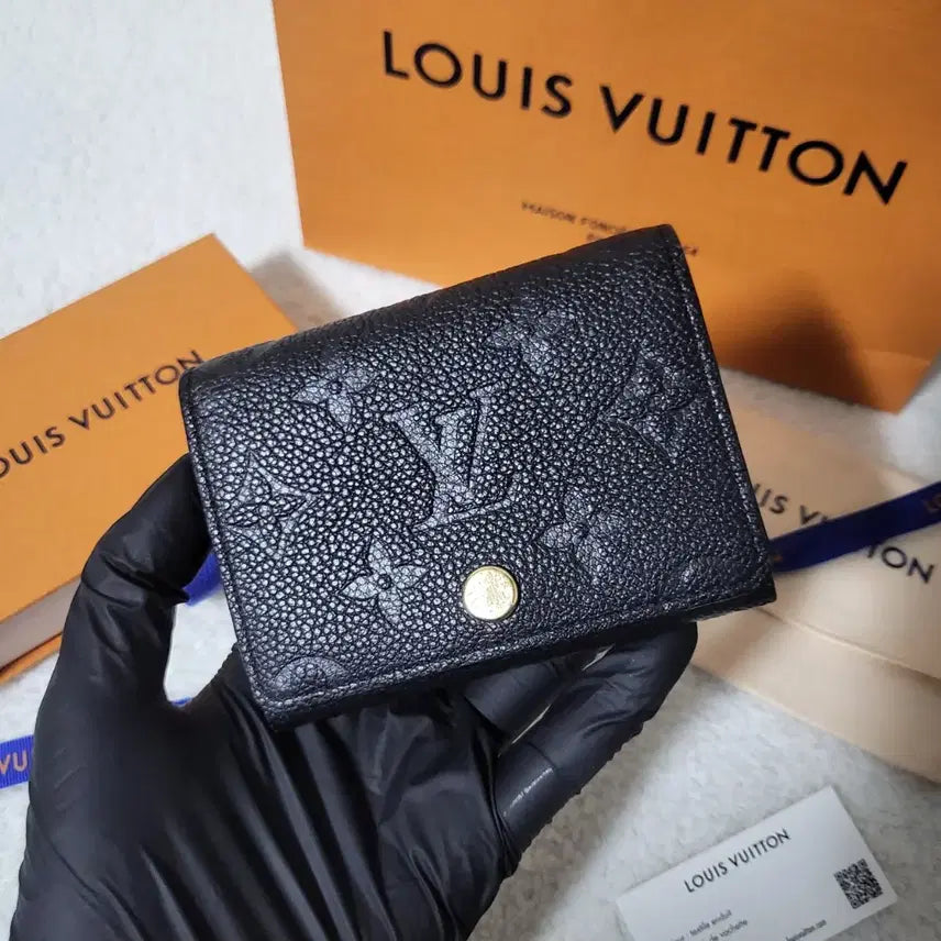 [BUNJANG] Louis Vuitton Monogram Empreinte Business Card Holder / [새상품급/풀구성] 루이비통 앙프렝뜨 비즈니스 카드지갑
