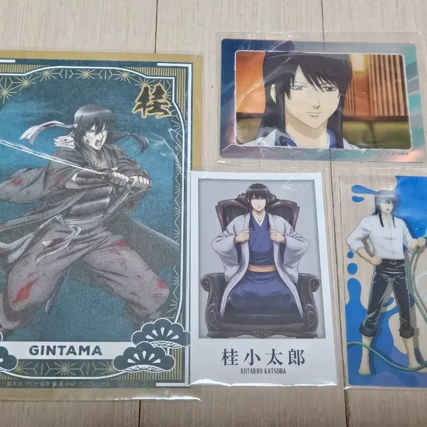 [BUNJANG] Gintama Katsura 6-Piece Bundle Set (Color Sheet, Postcard, Gintama Expo, Aurora Photocard, 3Z) / 은혼. 카츠라 6종 일괄. 색지, 엽서, 은혼전, 오로라 포카, 삼젯