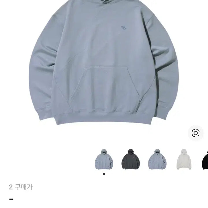 [SOLD OUT] 산산기어 로고 후드 스카이 블루 - 23SS 2사이즈